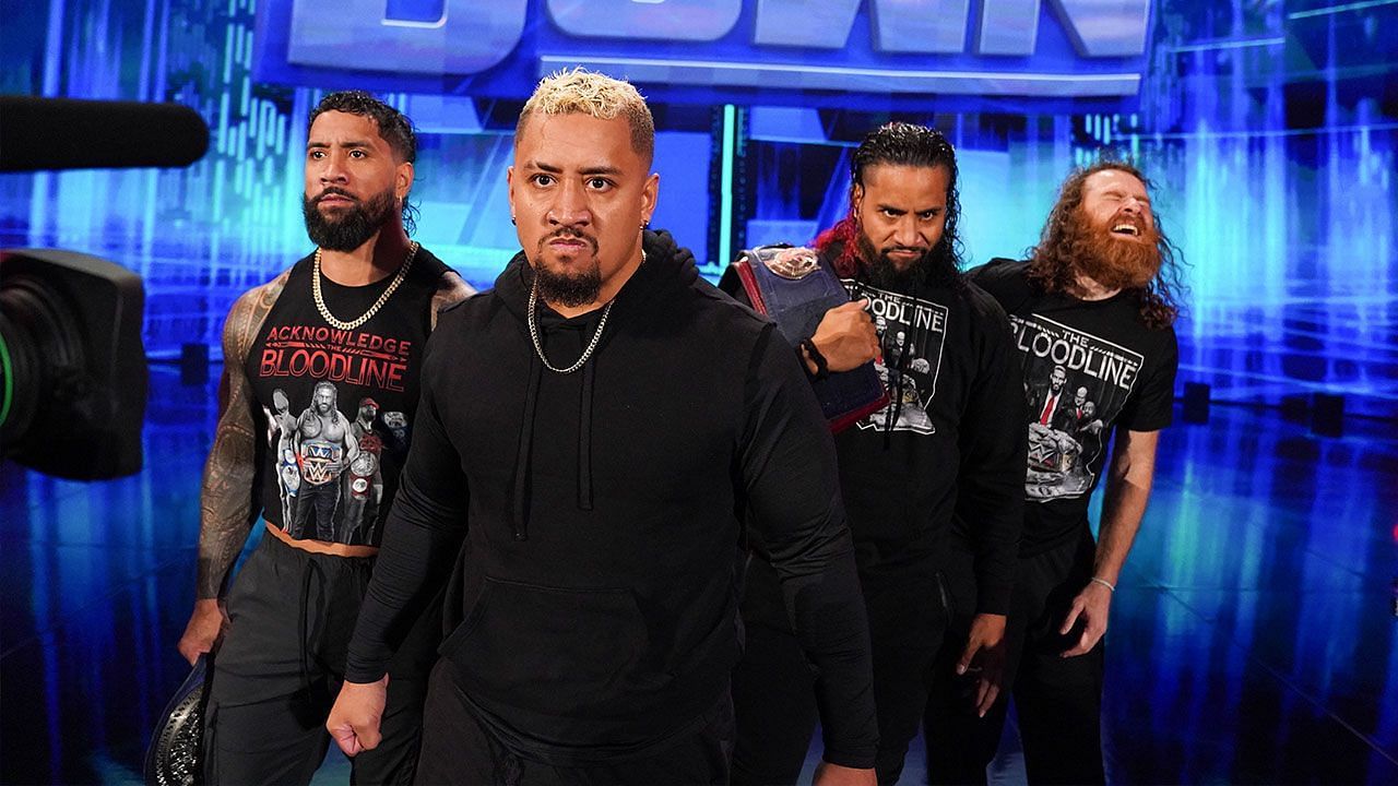 Solo Sikoa, The Usos, and Sami Zayn