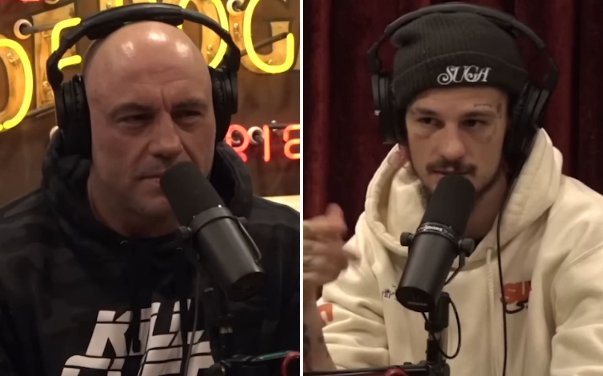 (L) Joe Rogan and Sean O