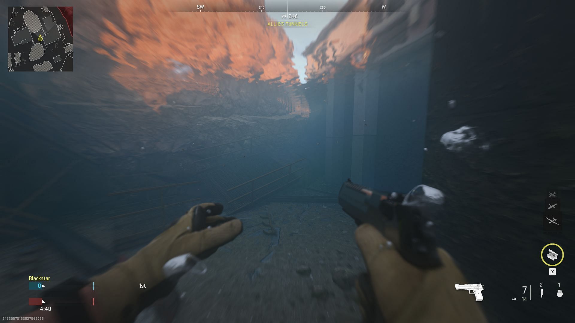 Underwater combat (Image via Activision)