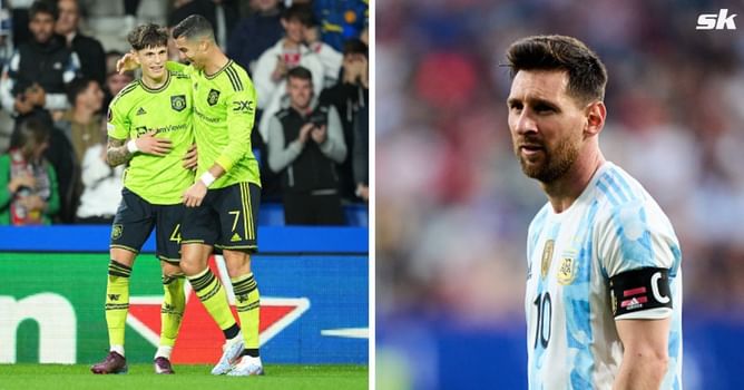 "He said that his idol is Cristiano Ronaldo" - Manchester United youngster Alejandro Garnacho sparks fury as he is caught in the centre of Messi - Ronaldo row