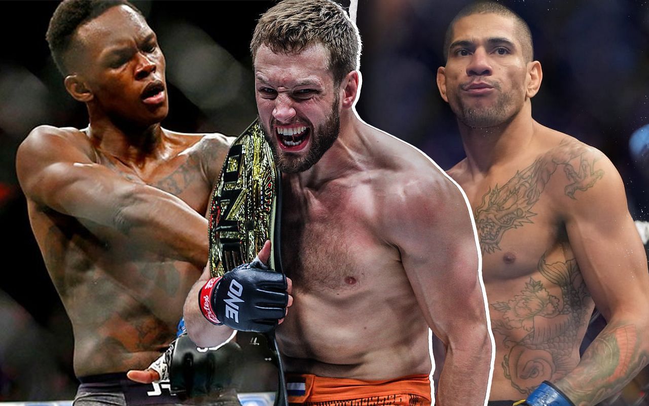[Photo Credit: ONE Championship] Reinier de Ridder, Israel Adesanya, Alex Pereira