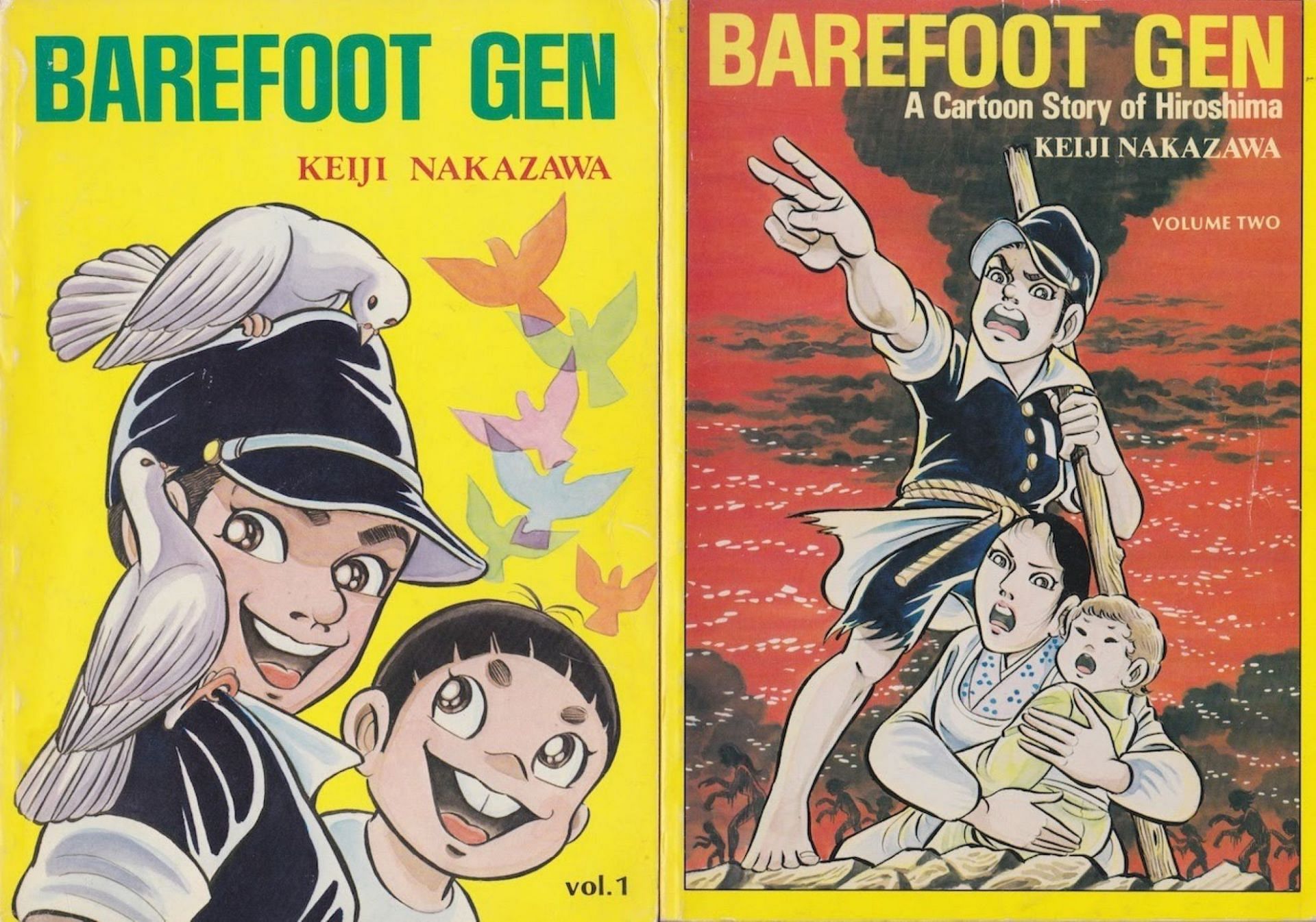 Barefoot Gen manga covers (Image via Keiji Nakazawa/Shueisha)