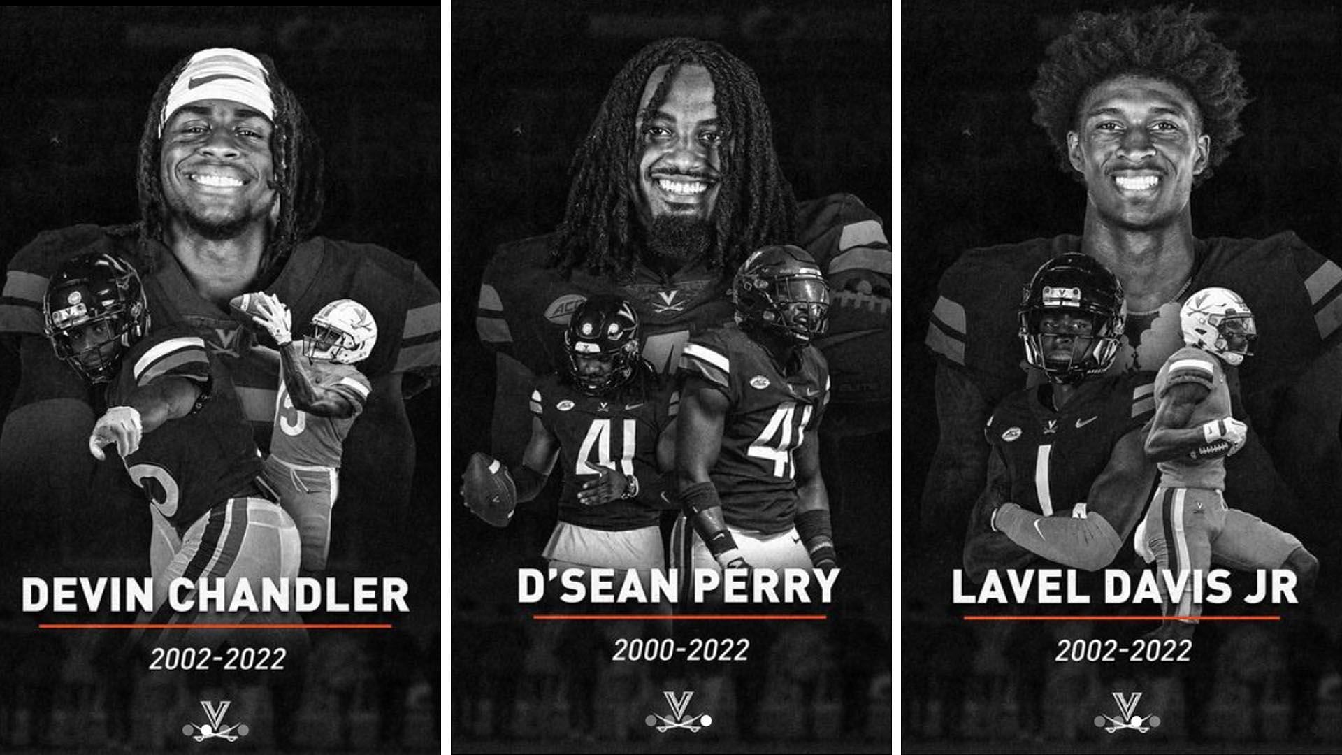 Three UVA footballers killed in a shooting (image via Instagram/@uvafootball