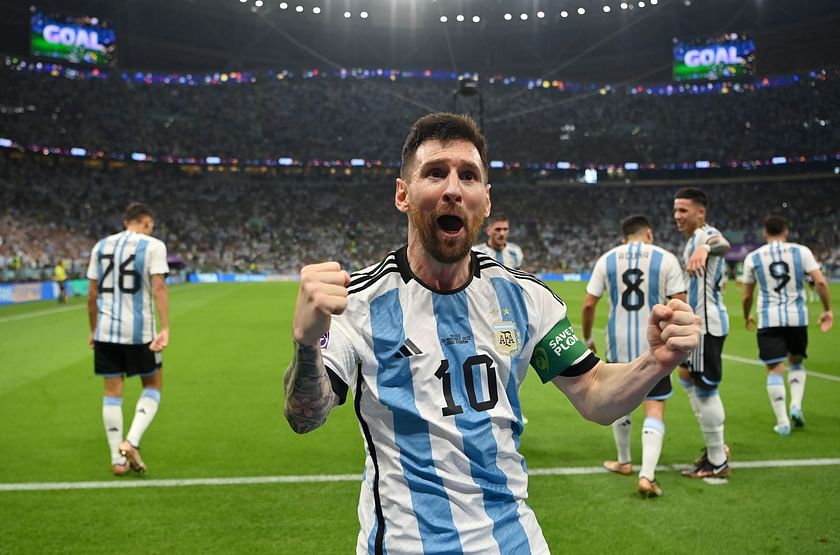 How many goals has Lionel Messi scored for Argentina? Albiceleste