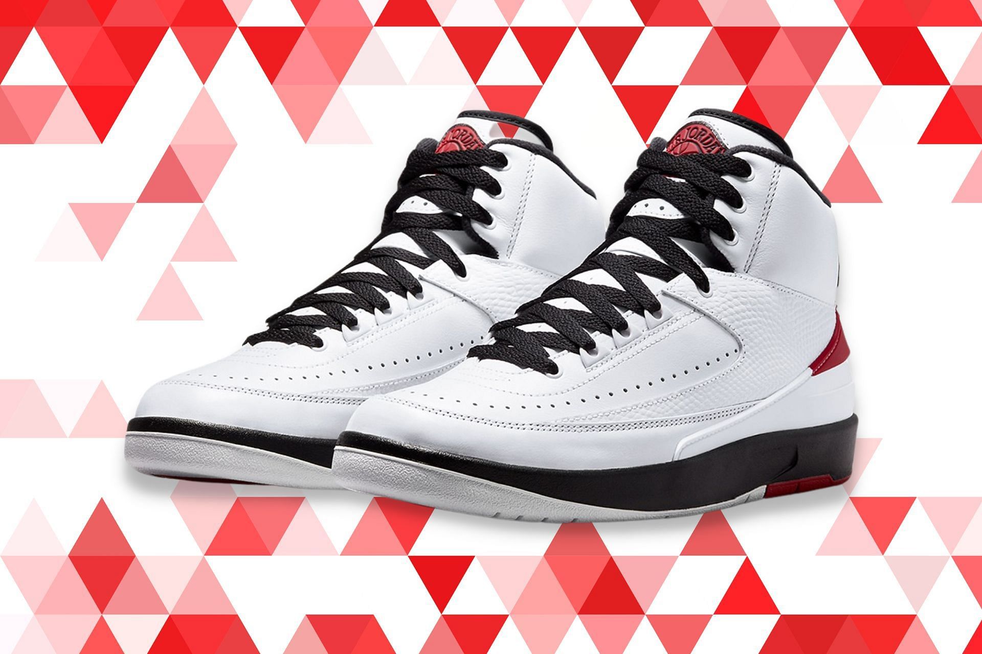  Nike Air Jordan 2 &quot;Chicago&quot; sneakers (Image via Nike)