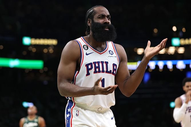 How does James Harden's net worth compare to his Philadelphia 76ers teammates?