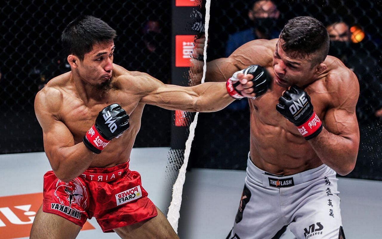 Stephen Loman (Left) faces Bibiano Fernandes (Right) at ONE on Prime Video 4 
