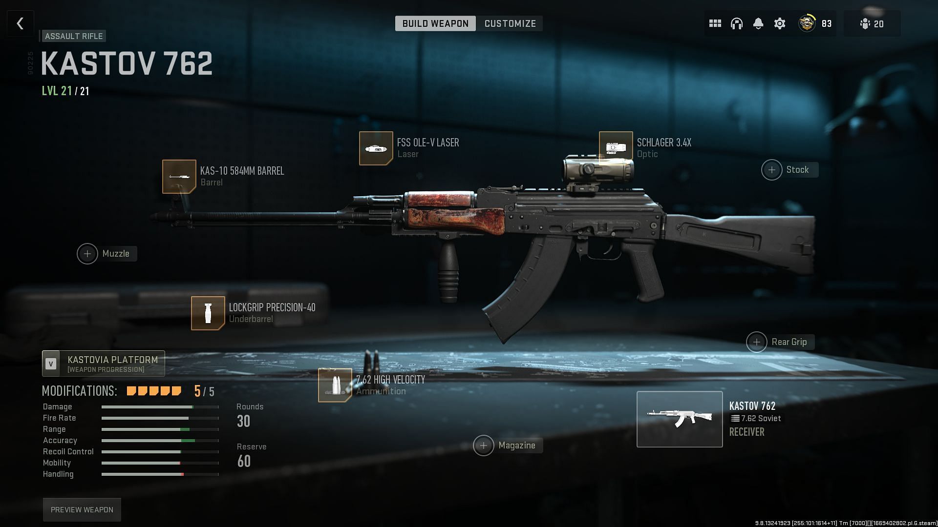Best attachments for the Kastov 762 (Image via Activision)
