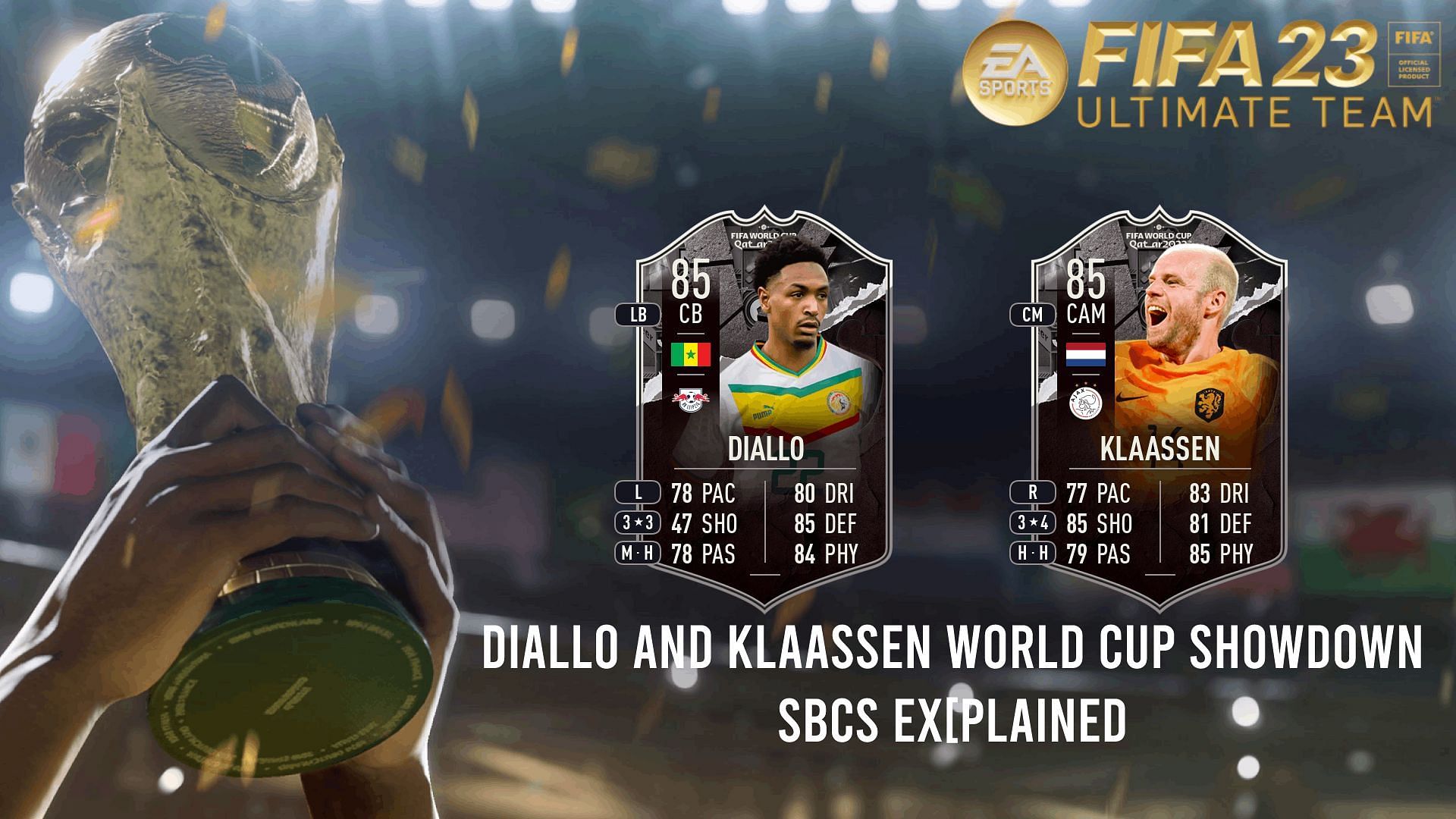 Diallo and Klaassen SBCs explained (Image via EA Sports FIFA)