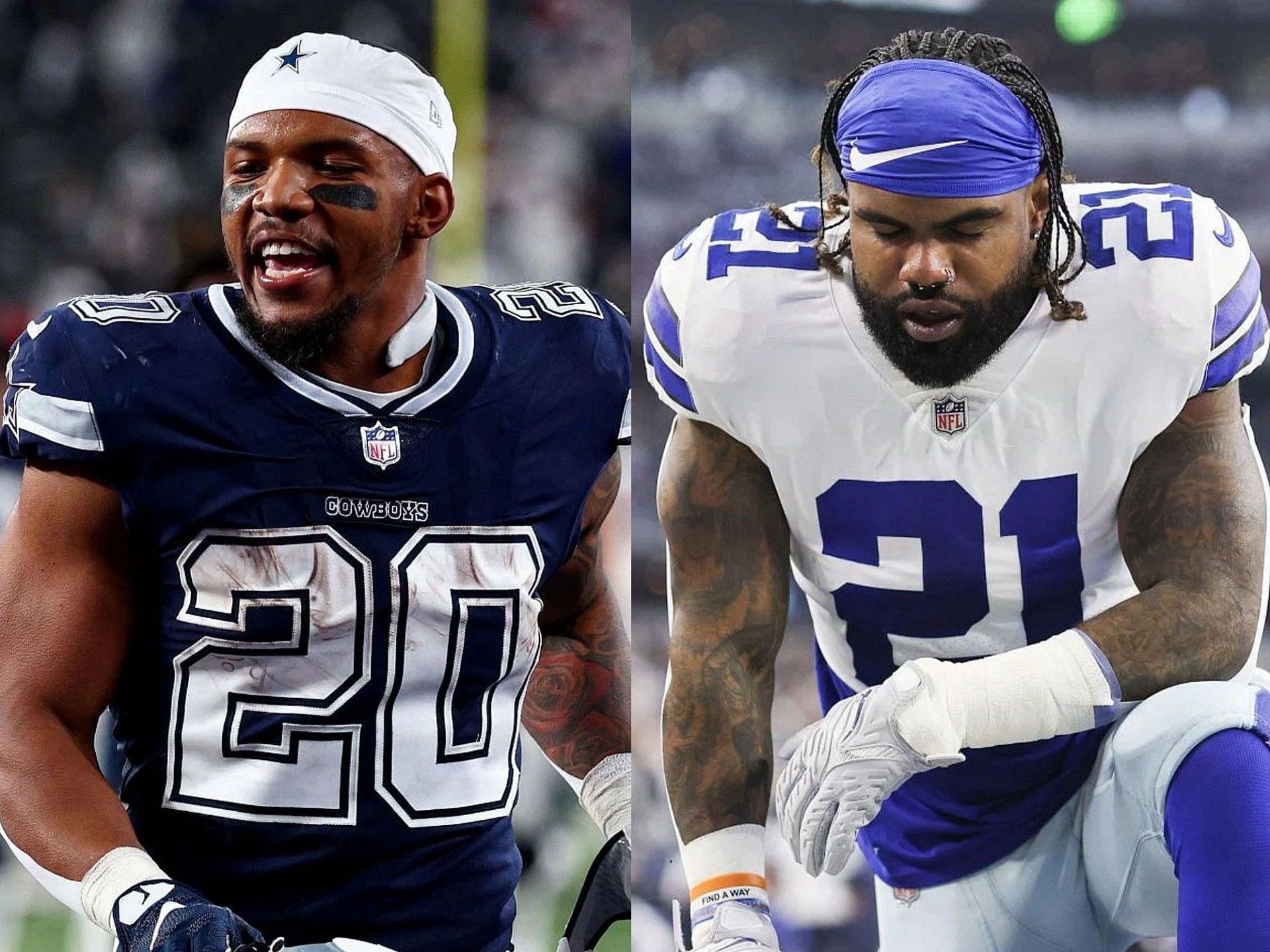 Cowboys' Ezekiel Elliott, Tony Pollard proving two is better than