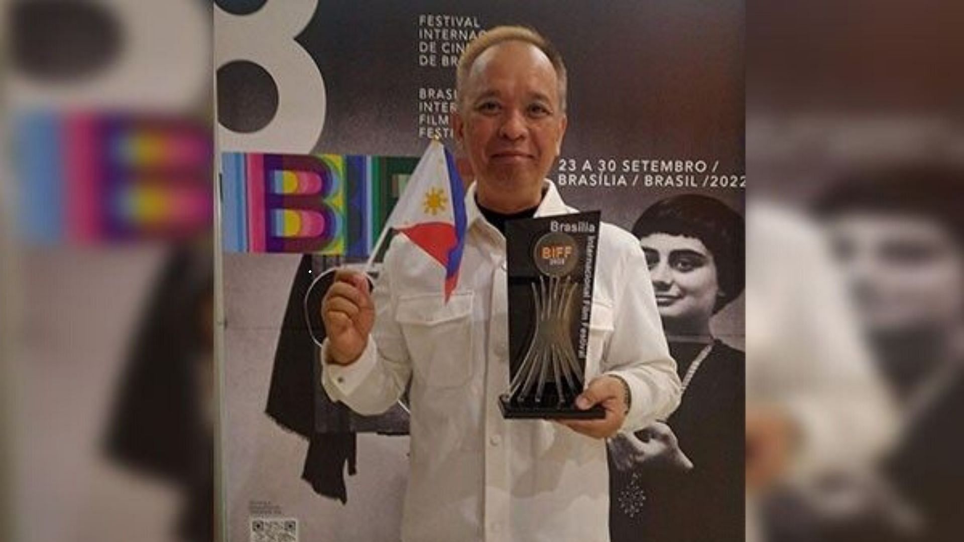Director Louie Ignacio (Image via the 8th Brasilia International Film Festival)