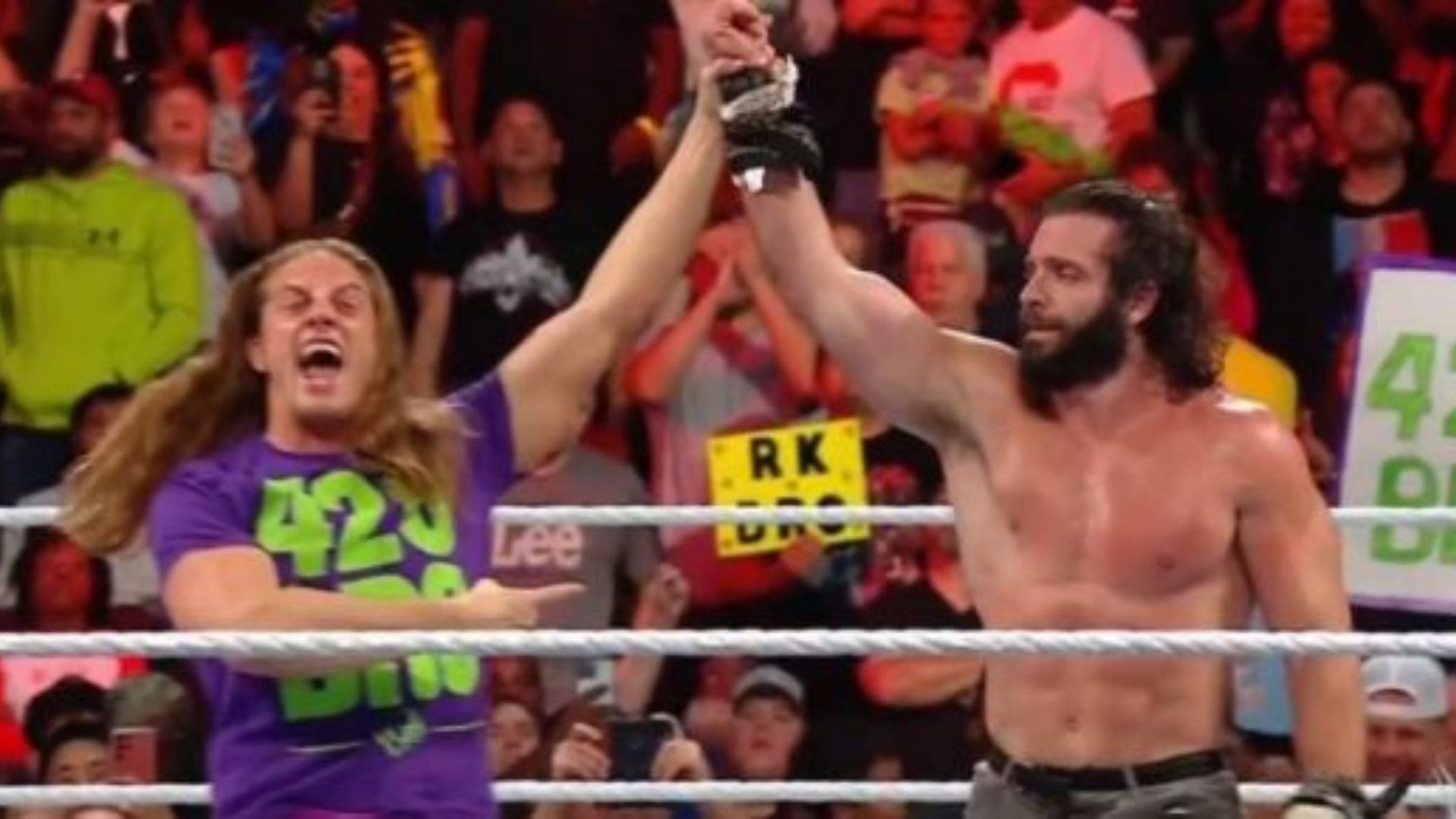 Matt Riddle and Elias teamed up to defeat The Alpha Academy on RAW