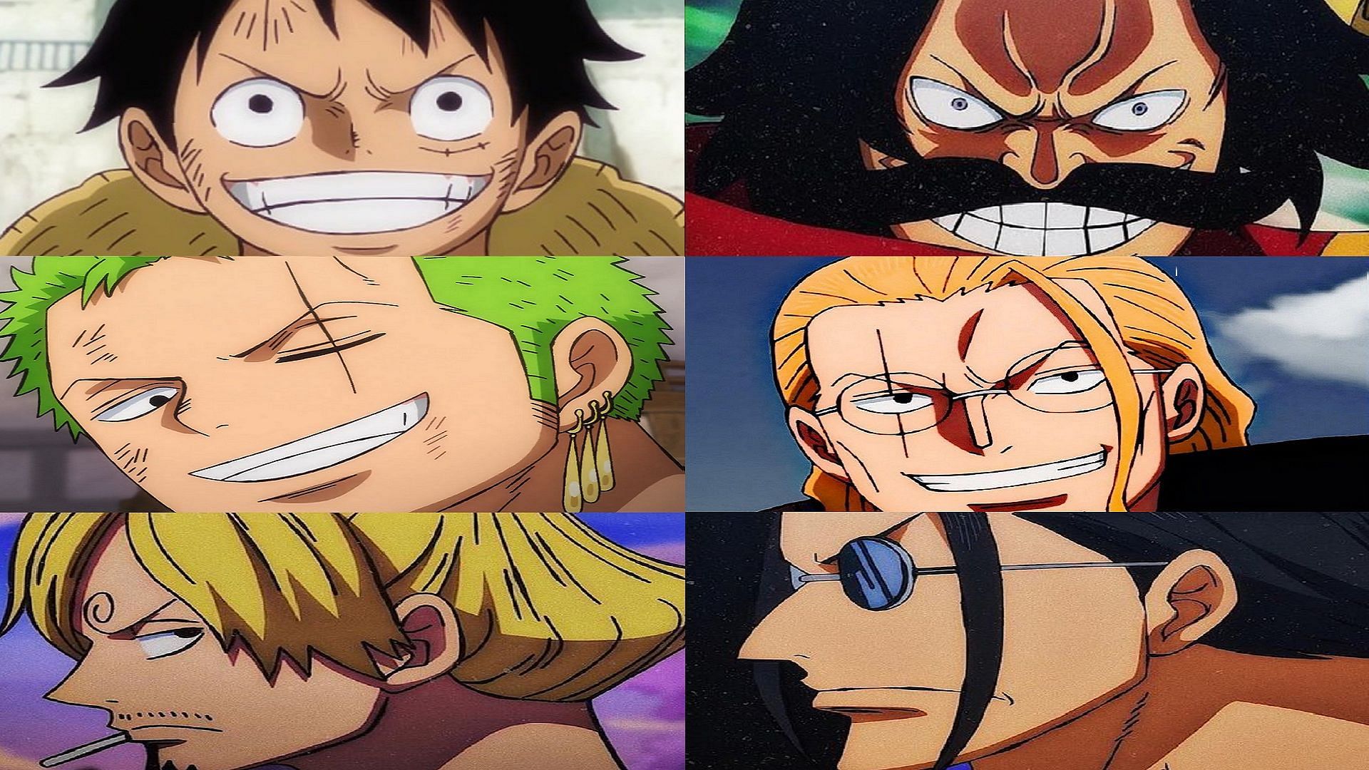 Luffy, Zoro and Sanji have a clear analogy with Gol D. Roger, Silvers Rayleigh and Scopper Gaban (Image via Toei Animation, One Piece)