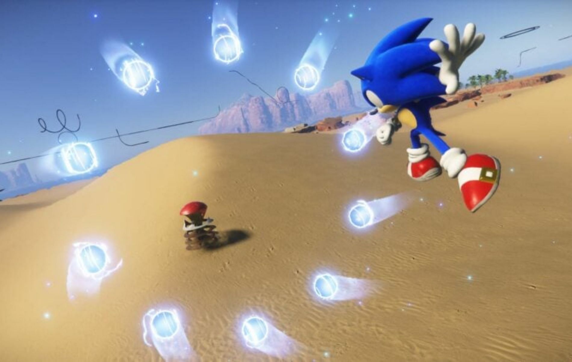 Sonic performing an Auto Combo (Image via Team Sonic)