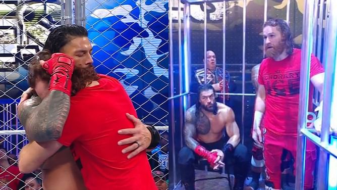 Sami Zayn sends heartfelt message to Roman Reigns at Survivor Series WarGames that the WWE Universe might've missed