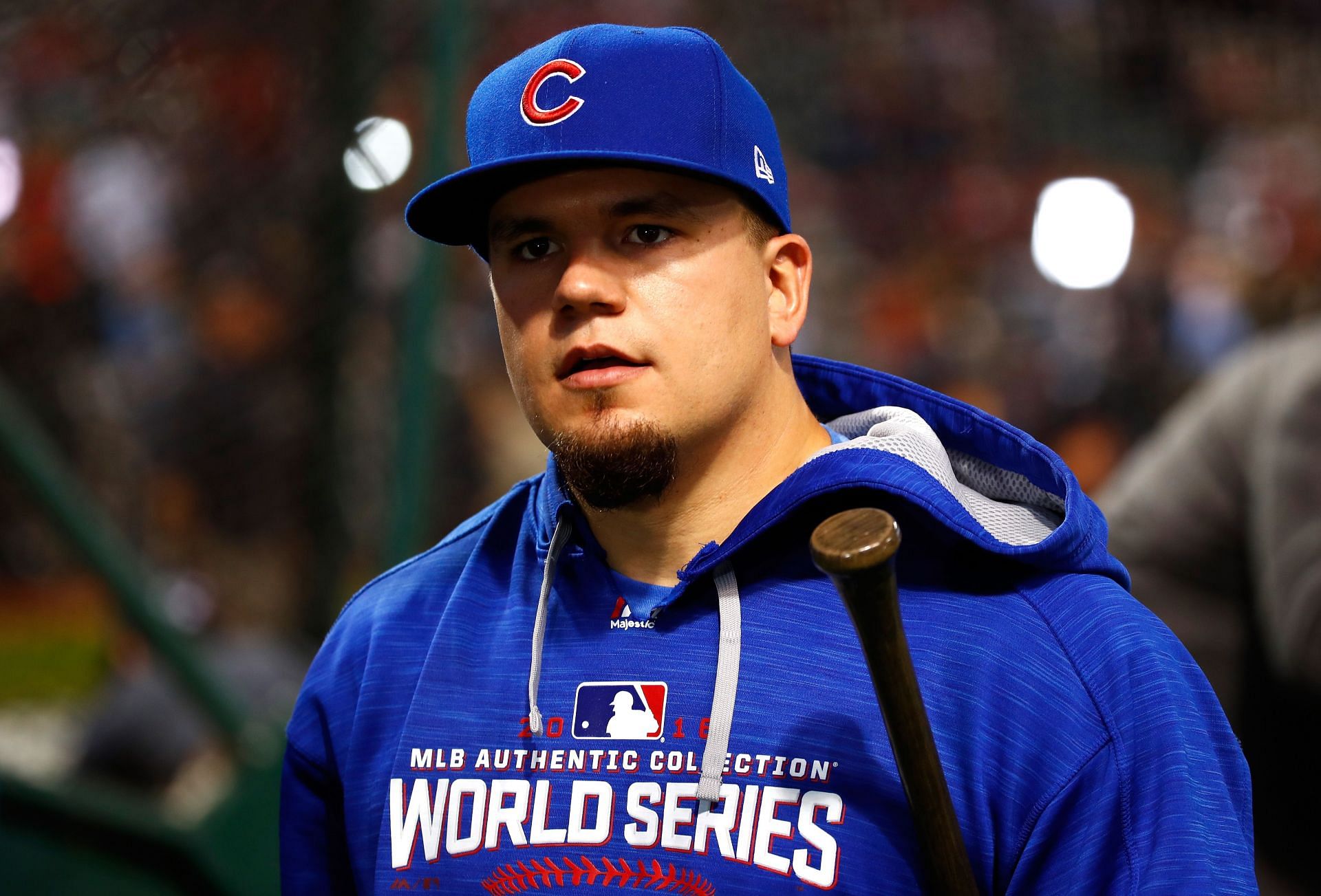 Kyle Schwarber Chicago Cubs Majestic Official Name and Number T