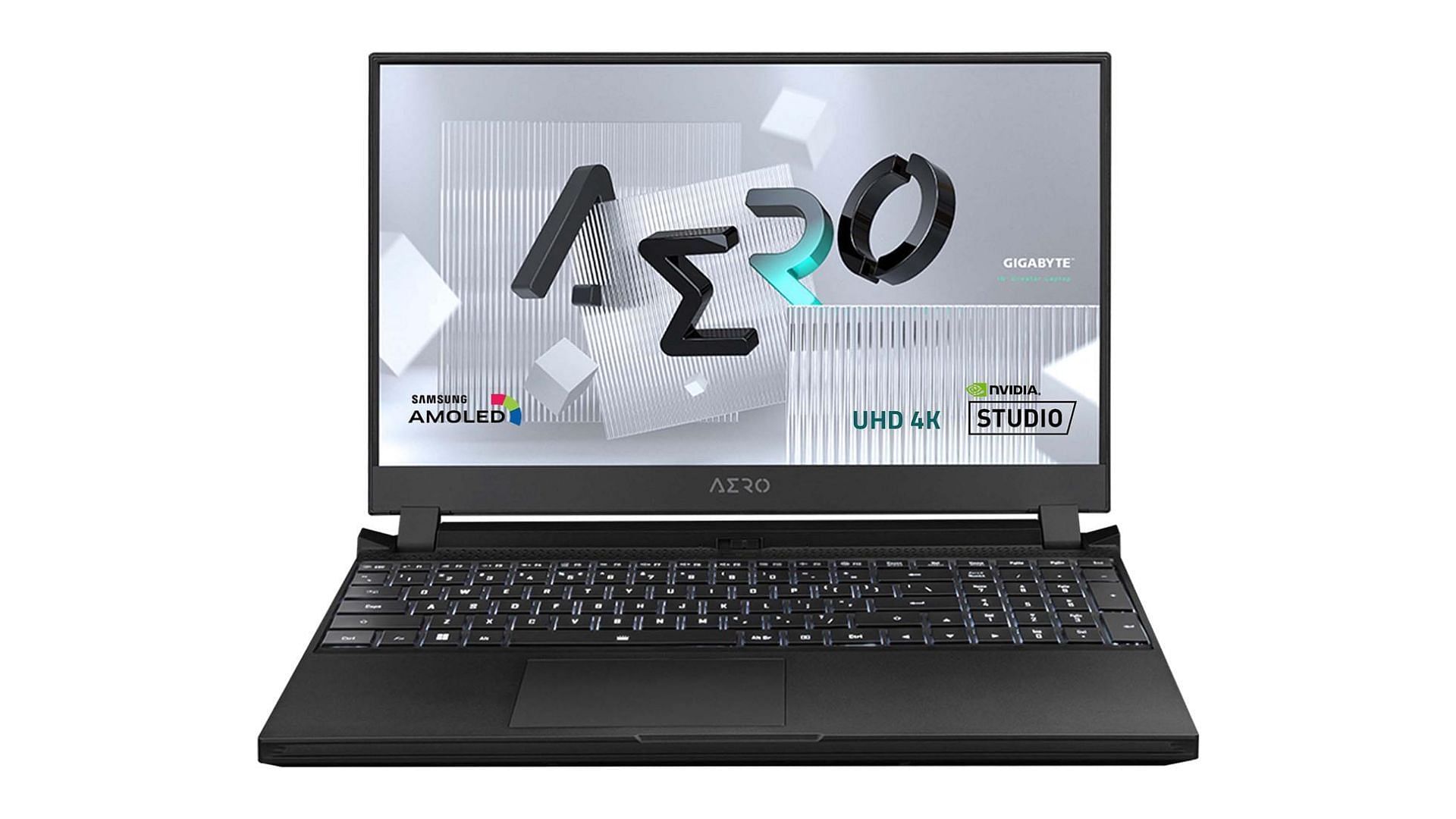 The Gigabyte Aero 5 XE4 15.6&quot; gaming laptop with RTX 3070 Ti (Image via Newegg)