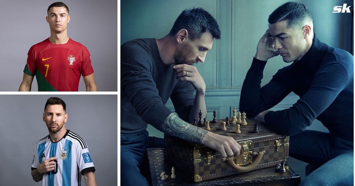 Ronaldo And Messi Play Chess In Louis Vuitton Campaign