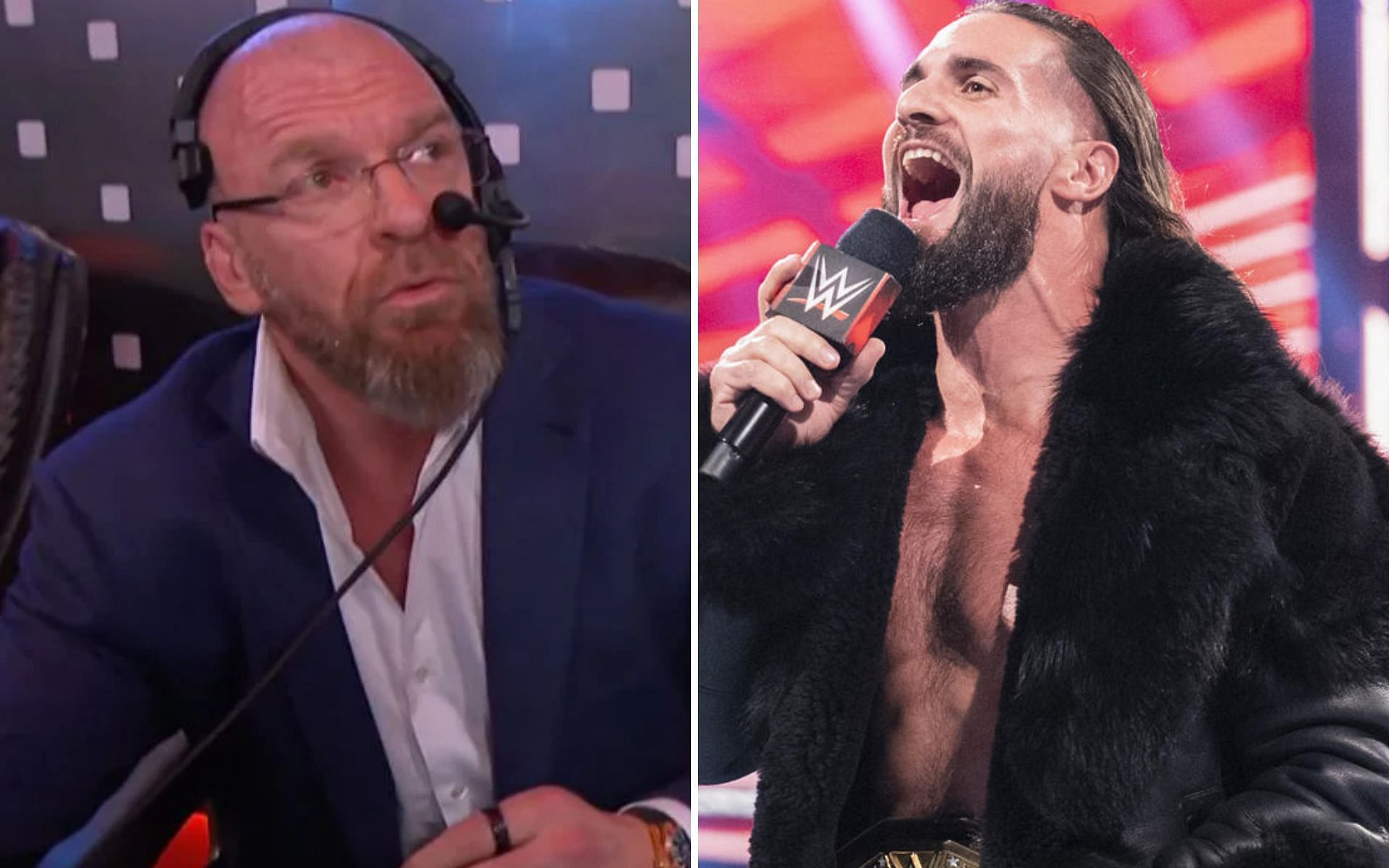 Triple H (left); Seth &quot;Freakin&quot; Rollins (right)