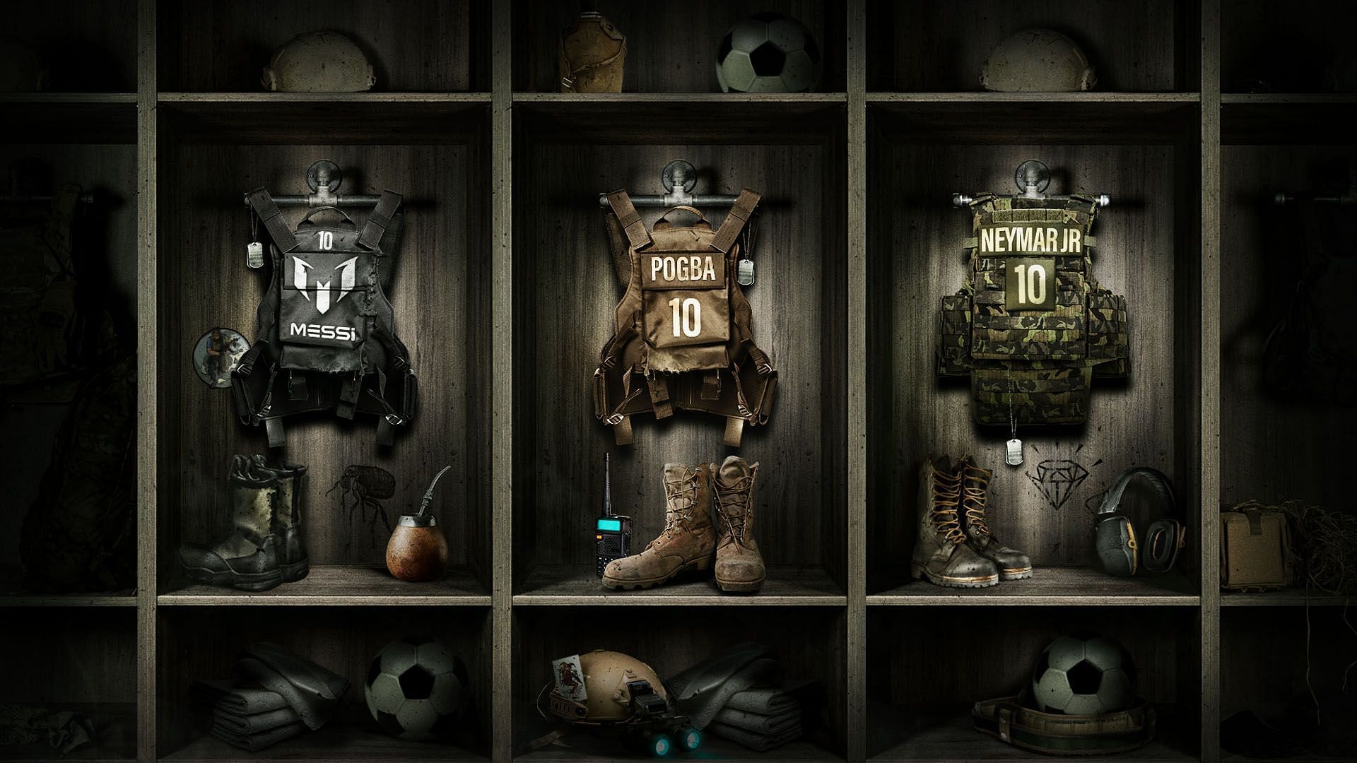 Messi, Neymar and Pogba are coming to Call of Duty (Image via Activision)