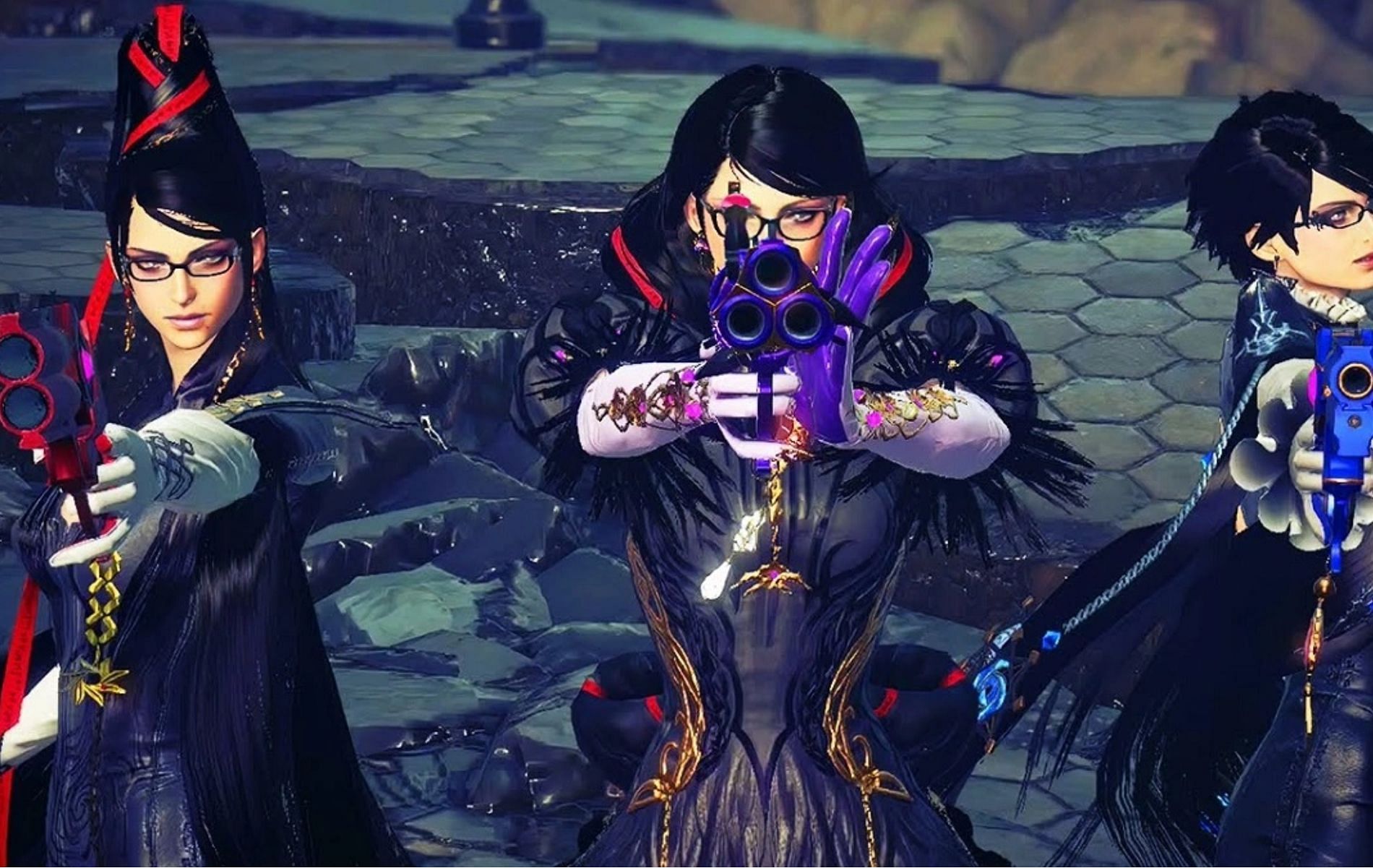 The full weaponry arsenal of Bayonetta the witch explained (Image via Platinum Games)