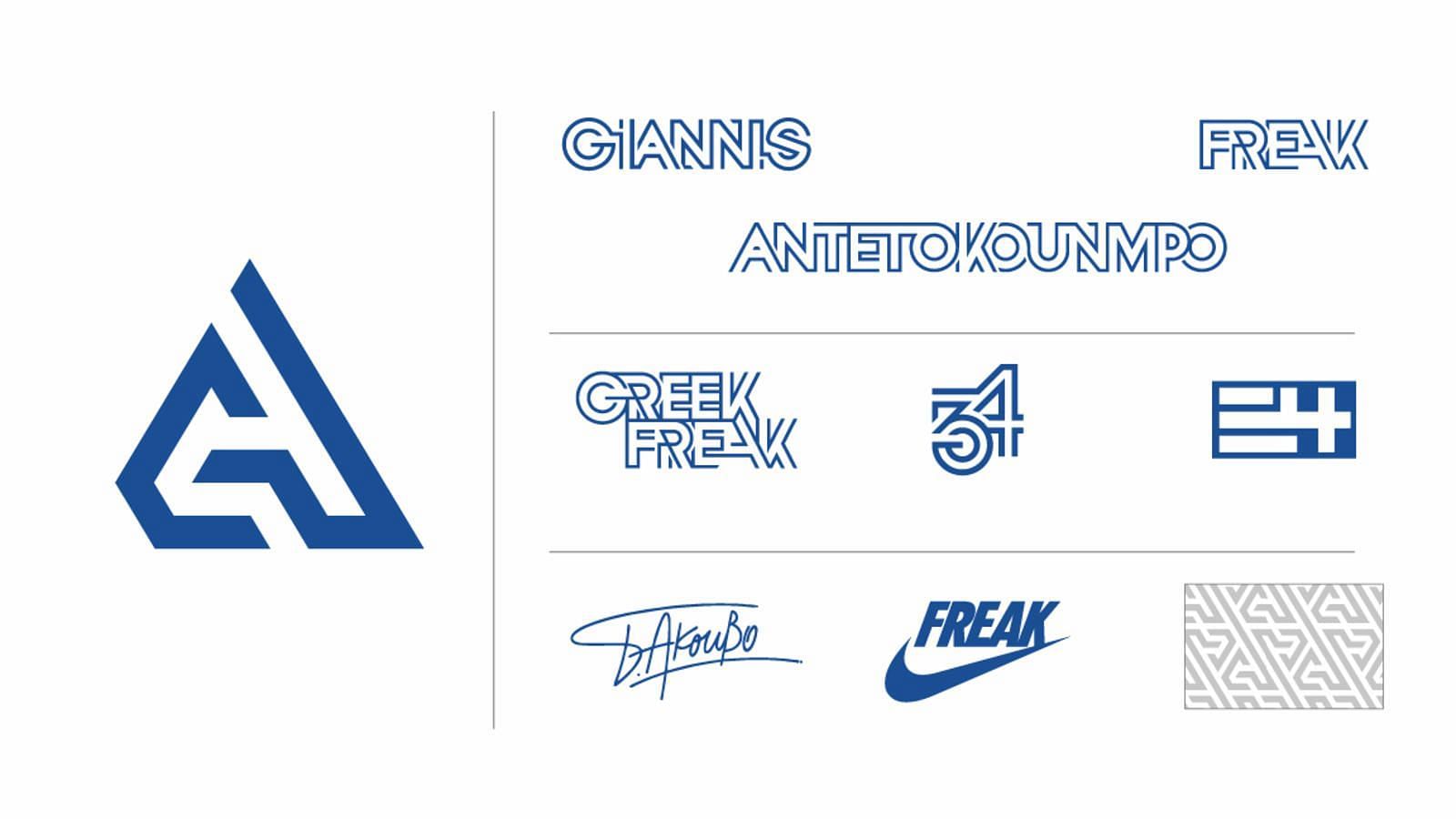 Giannis Antetokounmpo&#039;s shoes feature the &quot;GA&quot; logo which has a deeper meaning (Image via Nike)