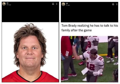 Antonio Brown's Snapchats of Tom Brady