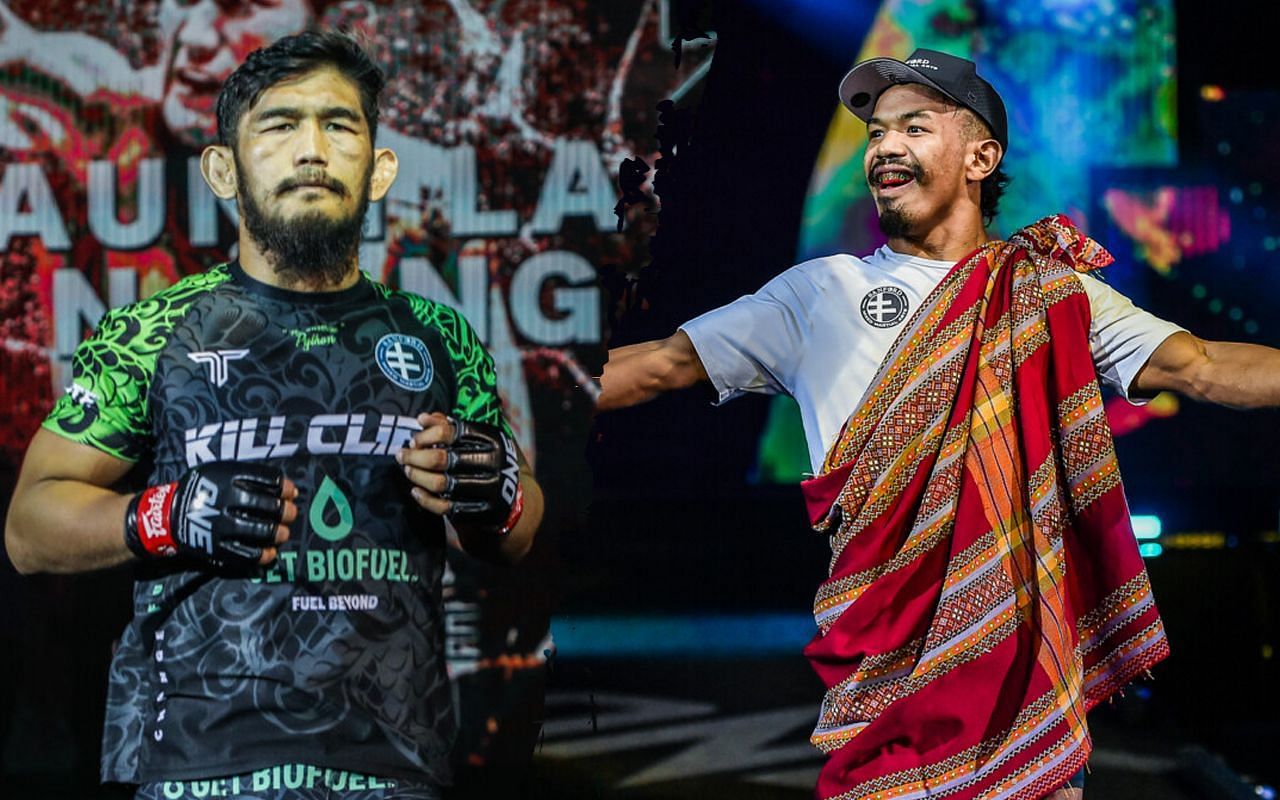 Aung La N Sang (left) and Tial Thang (right). [Photos ONE Championship]