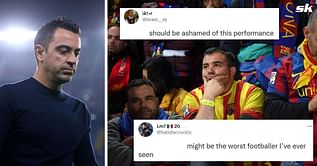 “Should be playing in the MLS”, “Might be the worst footballer I’ve ever seen” – Barcelona fans feel 27-year-old star should be ‘ashamed’ after display in Viktoria Plzen win