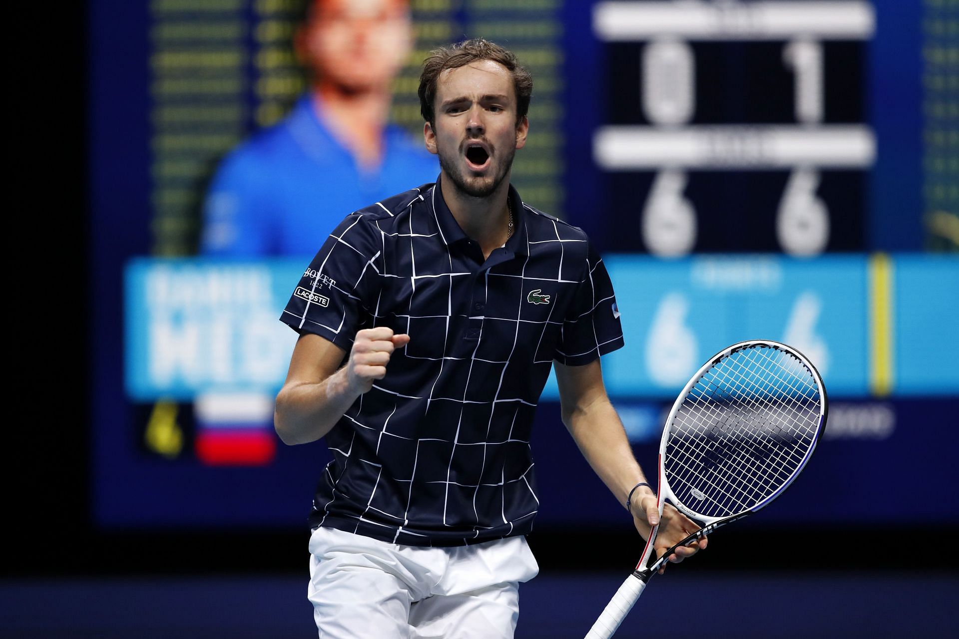 Daniil Medvedev at the 2020 Nitto ATP World Tour Finals - Day Seven.