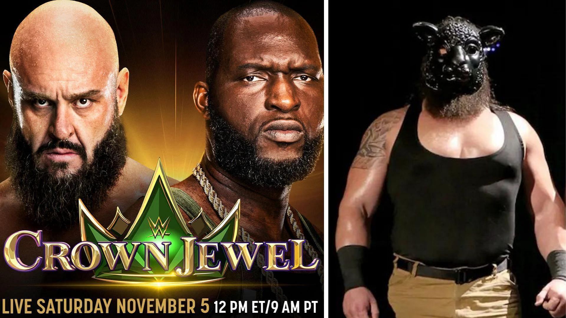 Braun Strowman will battle Omos this Saturday at WWE Crown Jewel
