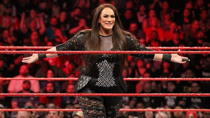Nia Jax reacts to a clip of her friendship with former WWE Superstar