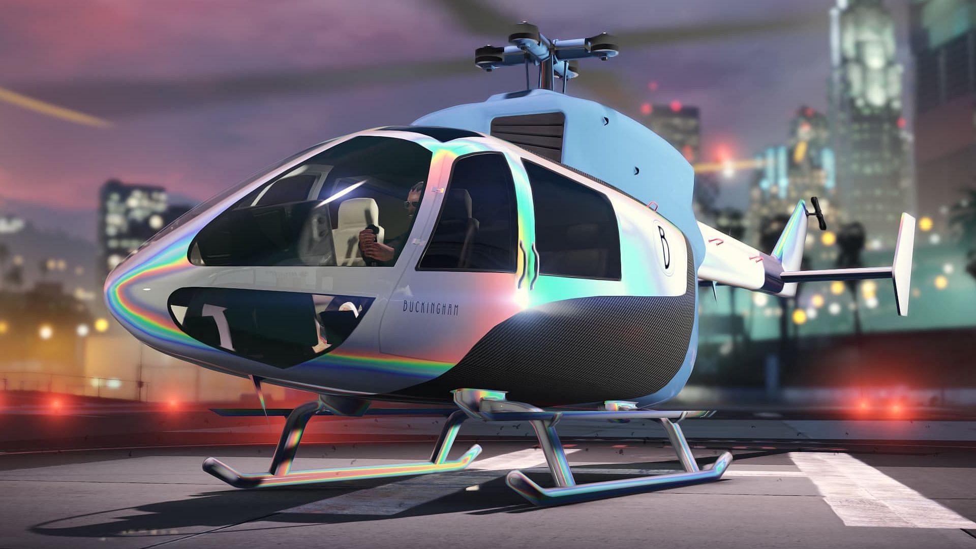 The Volito is an excellent helicopter to get for free (Image via Rockstar Games)