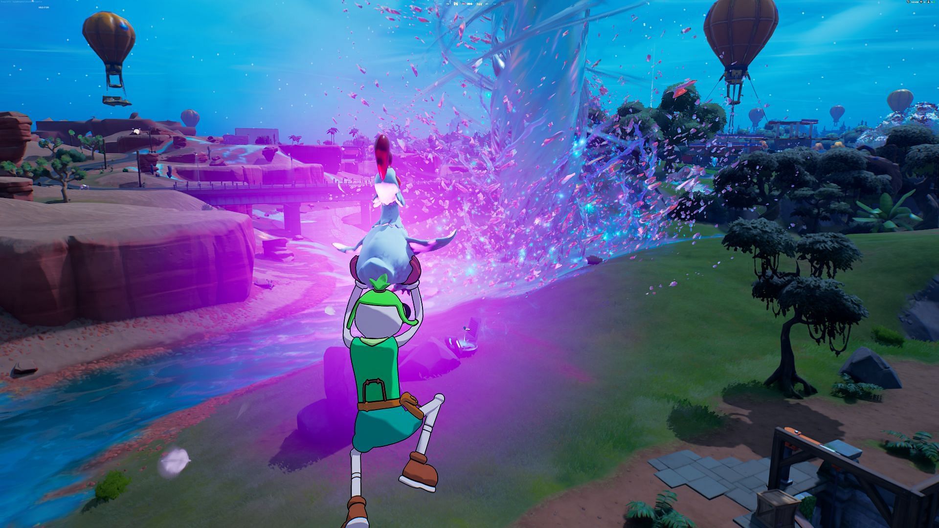 Don&#039;t run blindly towards the POI (Image via Epic Games/Fortnite)