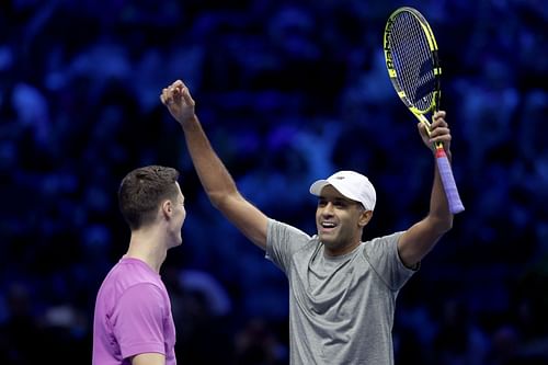 Joe Salisbury (L) and Rajeev Ram