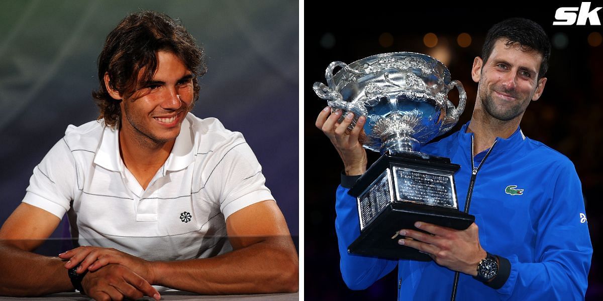 Rafael Nadal (L) &amp; Novak Djokovic