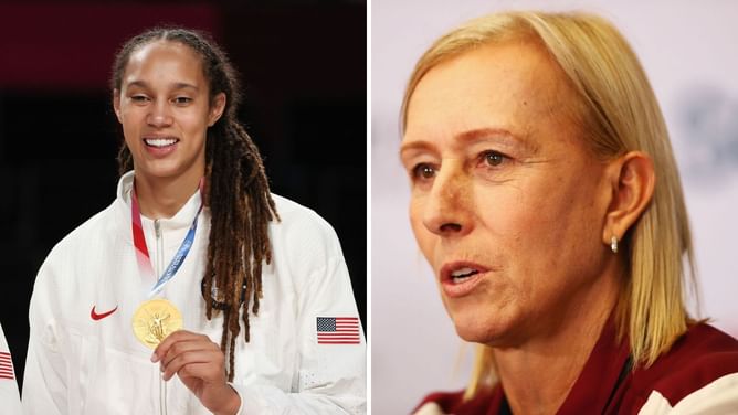 "Bring Brittney home please" - Martina Navratilova continues to demand WNBA star Brittney Griner's release from Russian prison