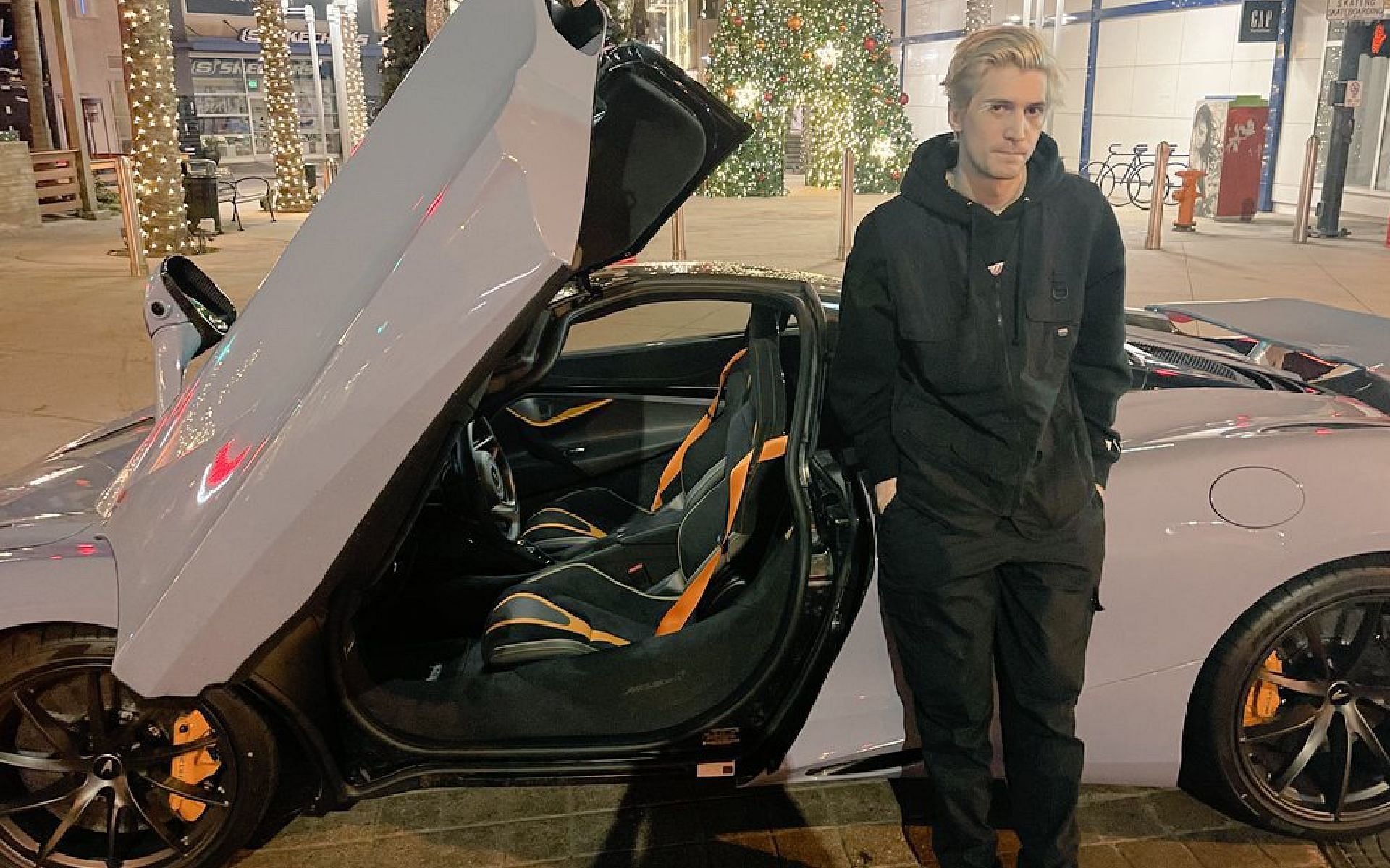 xQc talks about freezing his credit cards (Image via xQc/Twitter)