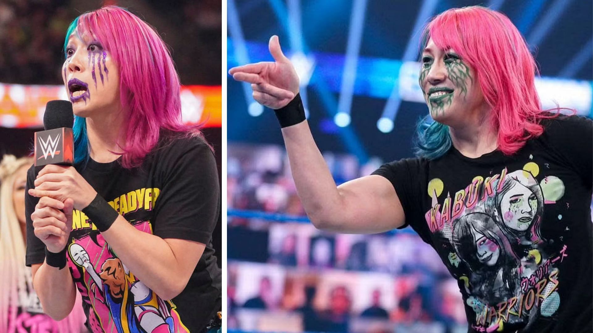 Asuka and IYO SKY had a memorable exchange during a promo last night on WWE RAW