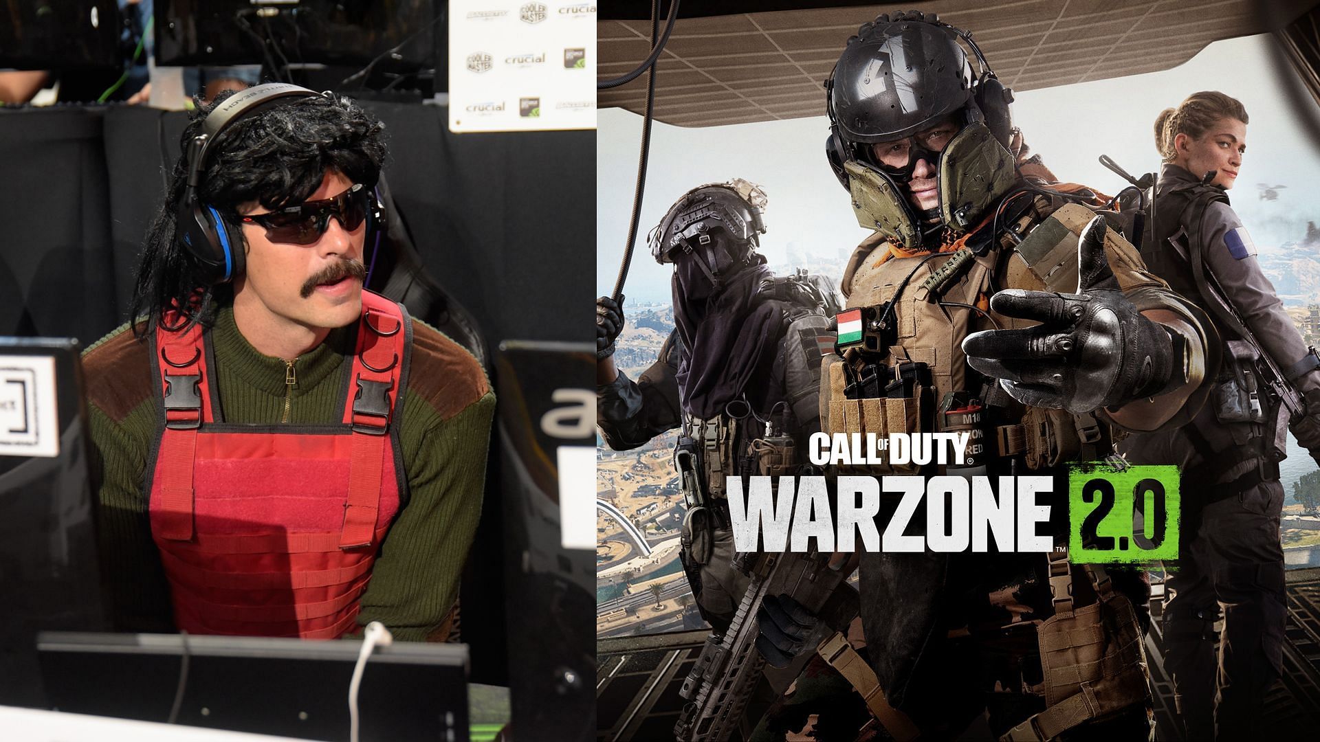 Dr DisRespect not impressed by the latest DMZ mode (Image via Sportskeeda)