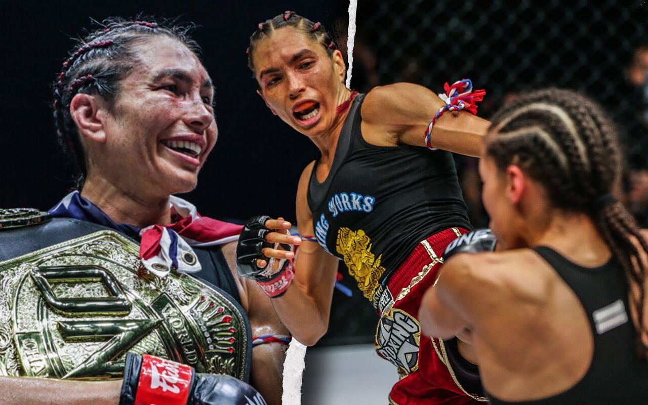 [Photo Credit: ONE Championship] Janet Todd, Lara Fernandez