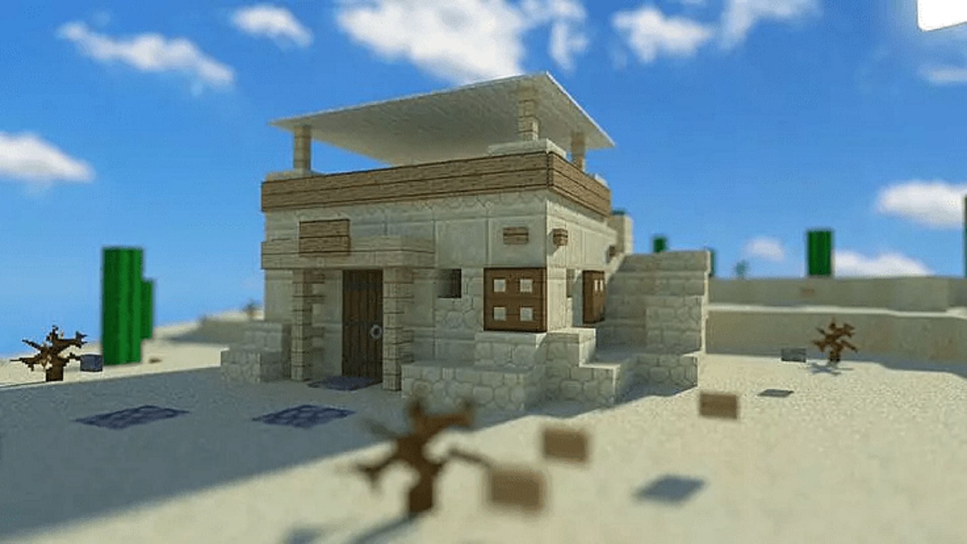 minecraft desert house