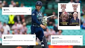 "Death. Taxes. An England batting collapse in Australia" - Twitter reacts as the visitors stumble to a 72-run loss to concede series