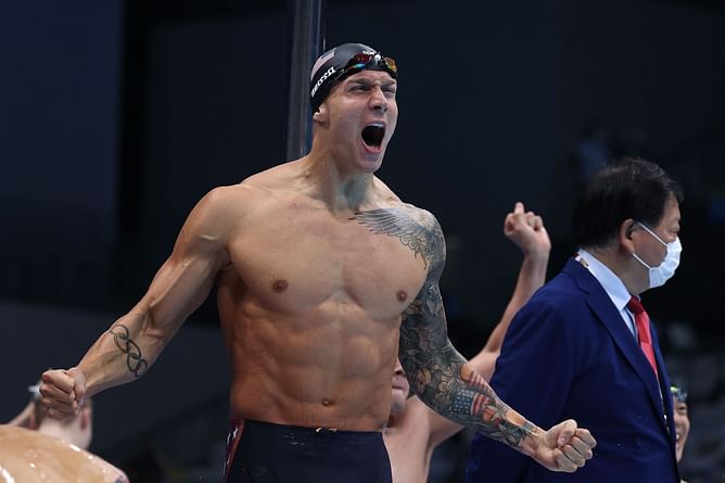 How many records does Caeleb Dressel have?