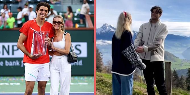 Watch: Taylor Fritz and his girlfriend Morgan Riddle enjoy Swiss vacation ahead of ATP Finals