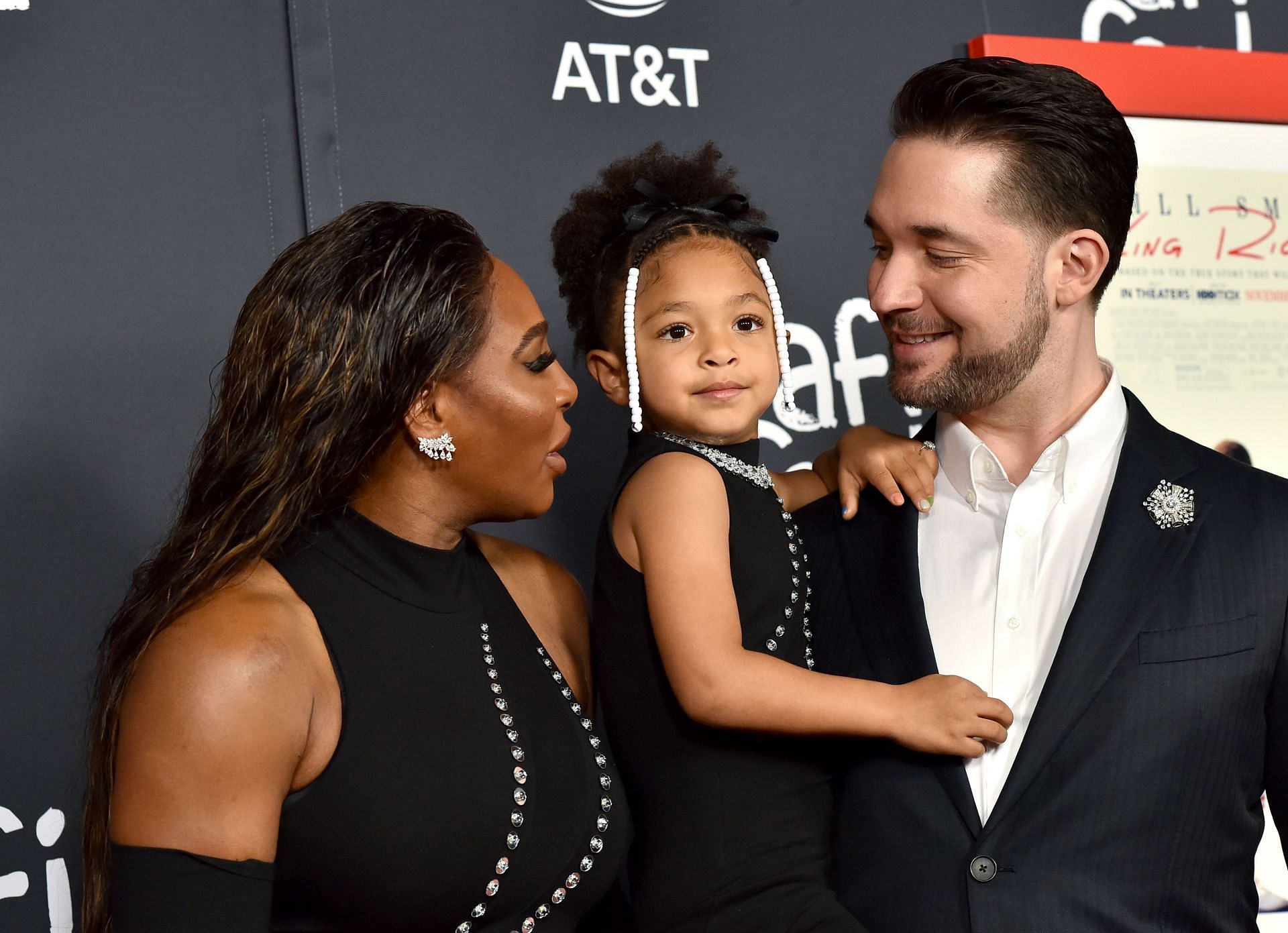 Serena Williams and her family