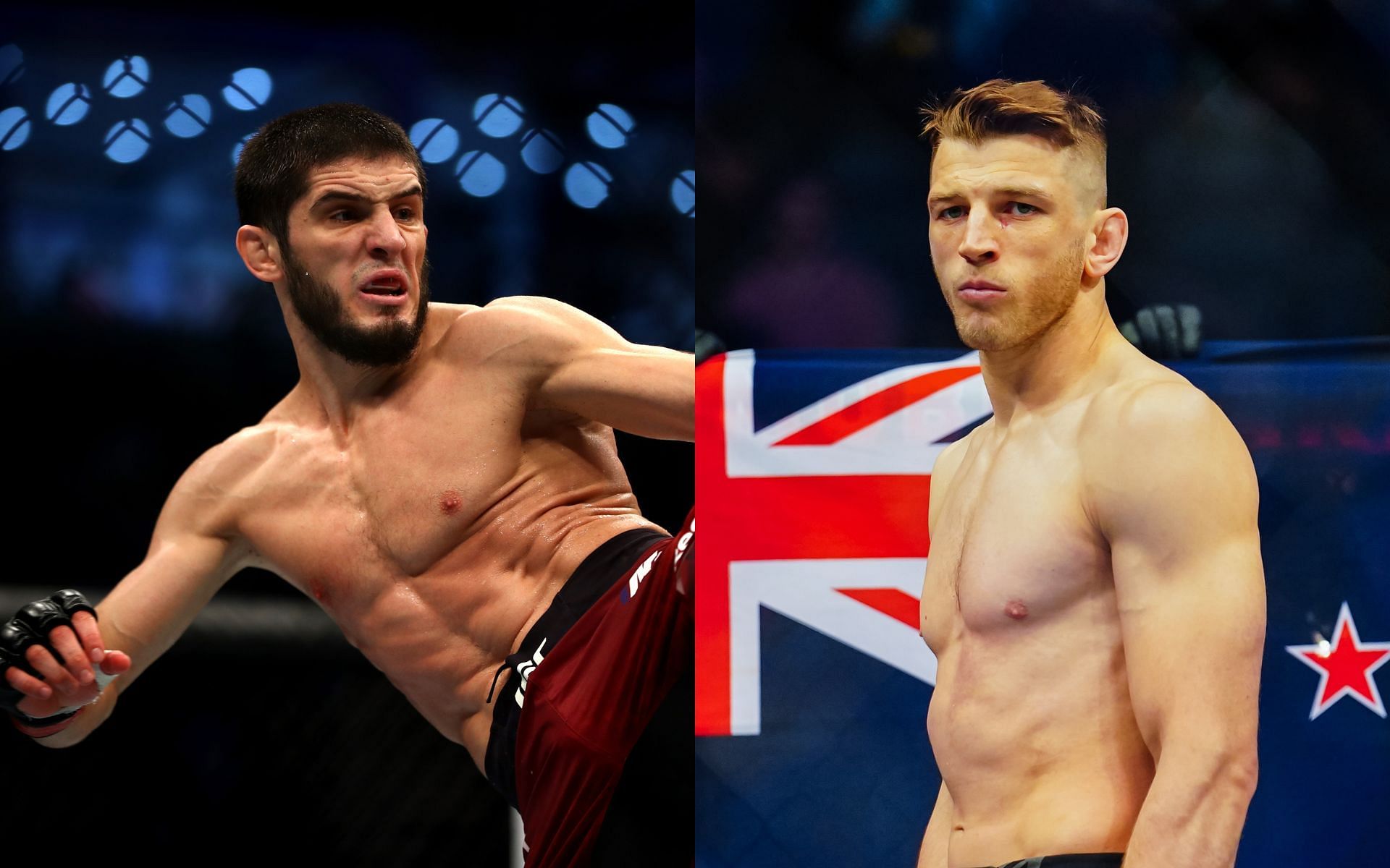 Islam Makhachev (Left) and Dan Hooker (Right)