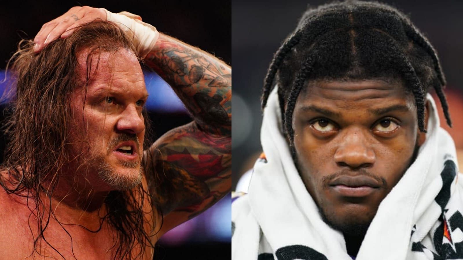 Professional wrestler Chris Jericho recently called out Lamar Jackson at an AEW event 