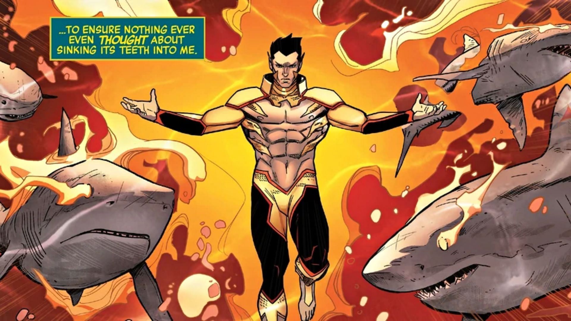 Namor, empowered by the Phoenix Force (Image via Marvel Comics)