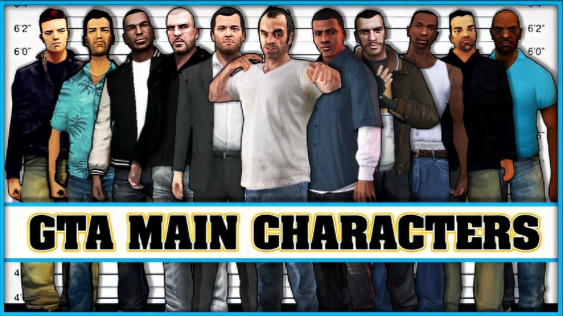 GTA protagonists draw a very thin line between themselves and the antagonists. (Image via YouTube/Video Games Evolution)